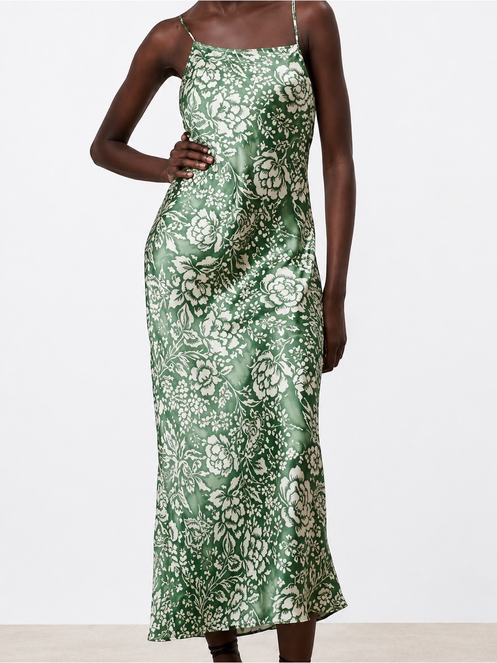 ZARA | Floral Slip Dress